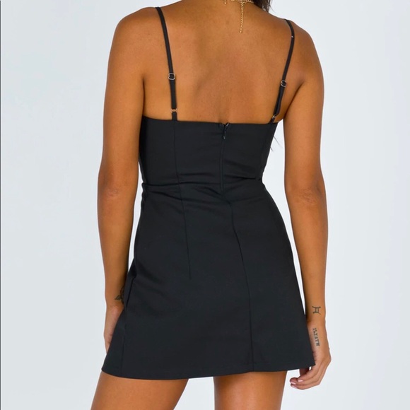 NOVELLA MINI DRESS BLACK - Picture 3 of 4